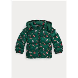 Boys 2-7 Polo Bear Water-Repellent Down Jacket
