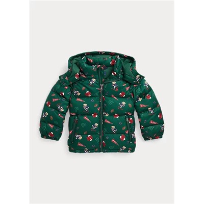 Boys 2-7 Polo Bear Water-Repellent Down Jacket