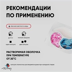 ANTABAX КАПСУЛЫ 30 шт.- Концентрат для СТИРКИ темных вещей с кондиционер в гранулах