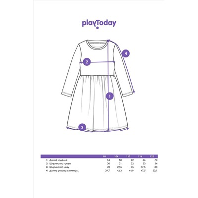 Платье PLAYTODAY, 1073651