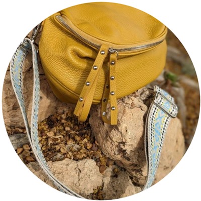 Pelle · MALISA (560) Ocra - CINTURON BOLSOS (130)-7 (3) АКЦИЯ