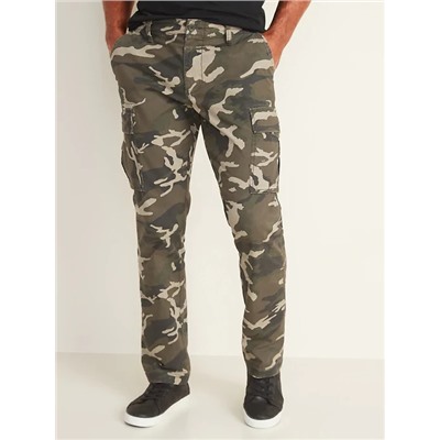 Straight Lived-In Built-In Flex Cargo Pants for Men