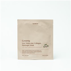 [GLAMFOX] Маска для лица гидрогелевая НИЗКОМОЛЕКУЛЯРНЫЙ КОЛЛАГЕН Ginseng Low Molecular Weight Collagen Hydrogel Mask, 30 мл