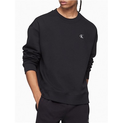 Relaxed Fit Archive Logo Fleece Sweatshirt