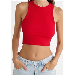 BASIC RIBBED CROP TOP