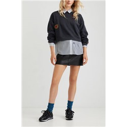 Sudadera felpa parches