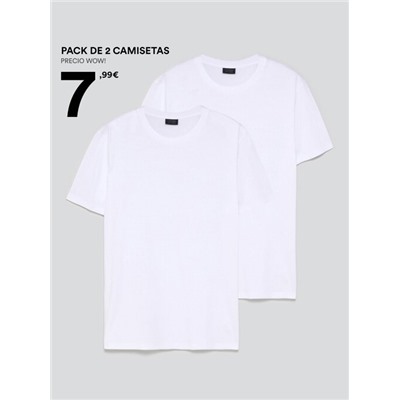 2-PACK OF BASIC T-SHIRTS