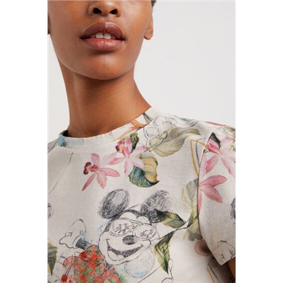 Camiseta tropical Mickey Mouse