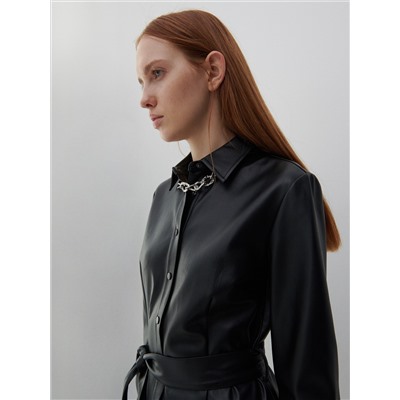 Kleid Aus Kunstleder