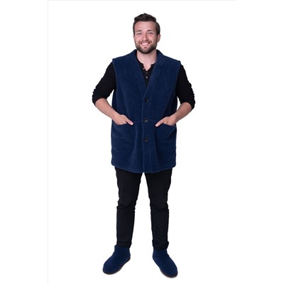 ЖИЛЕТ MEN VEST WOOL цвет Индиго XXXL