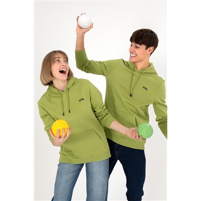 Erkek Fıstık Yeşili Basic Sweatshirt