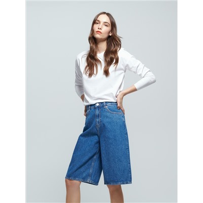 Bermuda-Shorts aus Denim