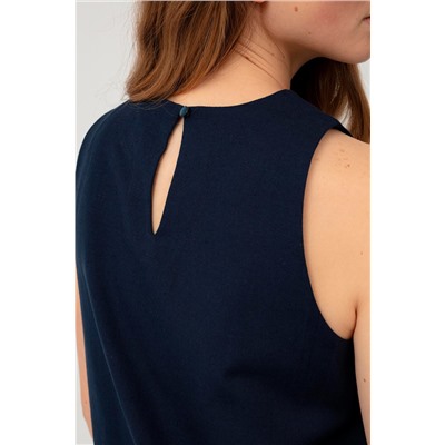 Vestido trapecio Azul marino