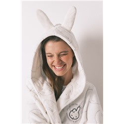 Bata midi polar estampada Miffy
