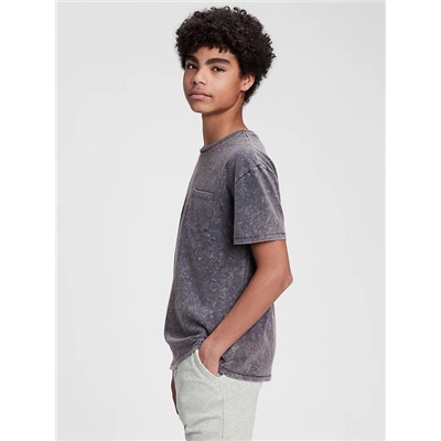 Teen 100% Organic Cotton Pocket T-Shirt