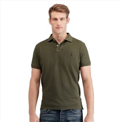 CUSTOM-FIT MESH POLO SHIRT
