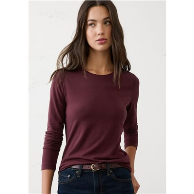 Timeless Long-Sleeve Crew-Neck T-Shirt