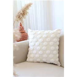 HAMUR Bohem Özel Tasarım Punch Panç Desen Dekoratif Kırlent Kılıfı Point Ekru TYC00116696698