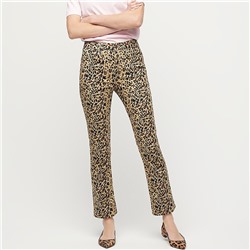 Kickout crop pant in leopard print
