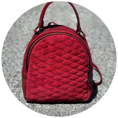 AB.Z · Pelle · mochila 421 (650) GRANATE