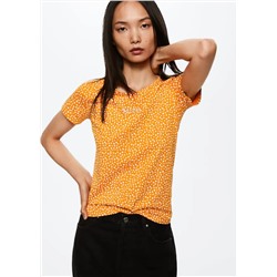 Camiseta estampada algodón