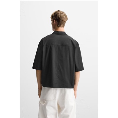 CAMISA BOXY FIT BOLSILLO