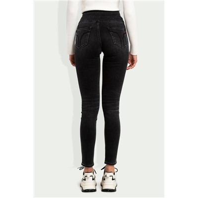 Vaquero skinny fit 7/8 Negro