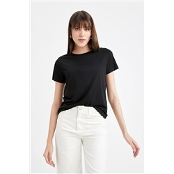 Defacto Regular Fit Bisiklet Yaka Kısa Kollu Tişört W7299AZ23SM