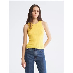 Smooth Cotton Rib Tank Top