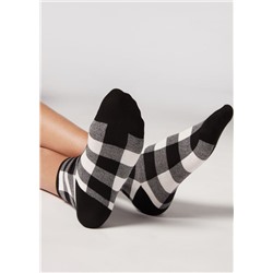 Kurze gemusterte Socken