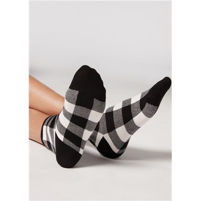 Kurze gemusterte Socken