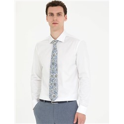 Beyaz Ex. Slim Fit Uzun Kollu Klasik Gömlek