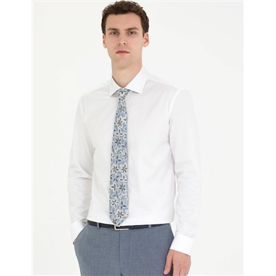 Beyaz Ex. Slim Fit Uzun Kollu Klasik Gömlek