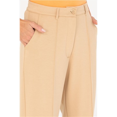 Kadın Camel Örme Pantolon