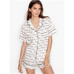 VICTORIA'S SECRET Cotton Short PJ Set размер S