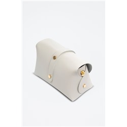 Bandolera de piel Gris claro - Firenze Artegiani