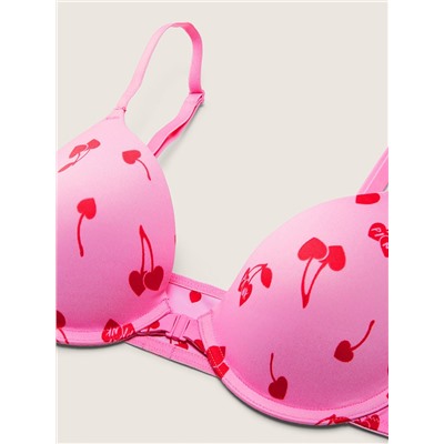 PINK Wear Everywhere Front-Close T-Shirt Lightly Lined Bra