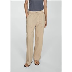 Pantalón algodón cintura elástica