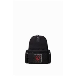 Mochila corazón llavero