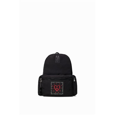 Mochila corazón llavero