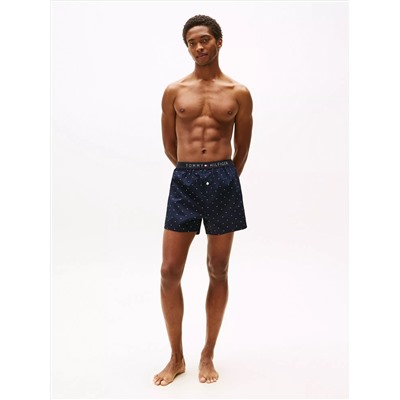 Slim Fit Woven Boxer