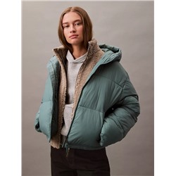 Short Hooded Puffer Jacket