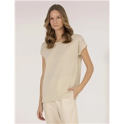 Bej Comfort Fit Tişört