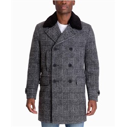 Michael Kors Men's Middlefield Classic-Fit Stretch Plaid Top Coat