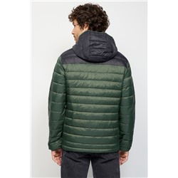 Anorak Caqui y blanco