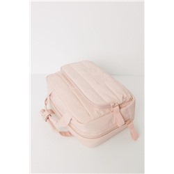 Neceser grande acolchado rosa