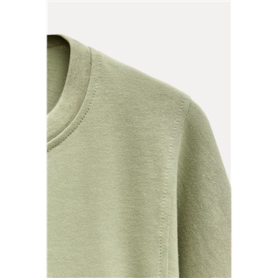 KIMONO SLEEVE COTTON T-SHIRT