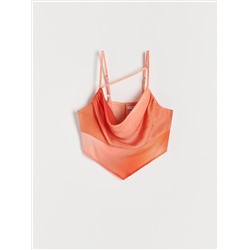 Top aus Satin