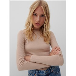 Bluse mit gesprenkelter Textur