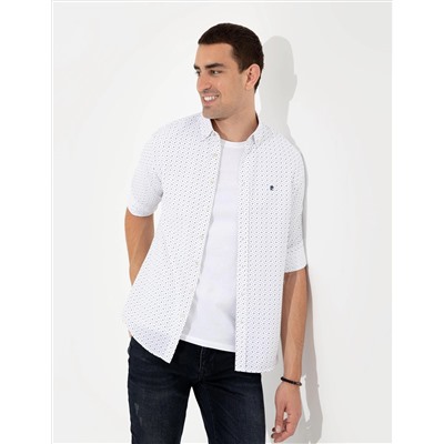 Lacivert Slim Fit Uzun Kollu Gömlek